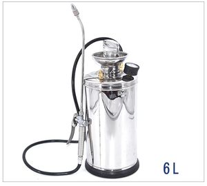 High Pressure Stainless Knapsack Sprayer With Adjustable Brass Nozzle 6L